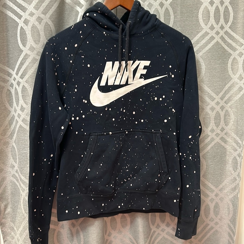 Nike All Over  Hoodie Size M - unisex blue navy speckled